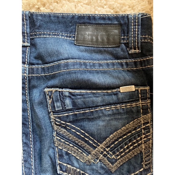 Buckle Black Bootcut Jeans - Picture 8 of 8